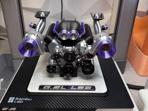 Ls3 twin turbo engine - 6.2l,